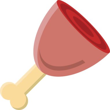 tavuk simgesi, vektör illüstrasyonu