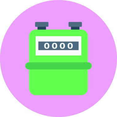 metre simgesi, vektör illüstrasyonu