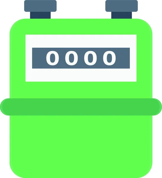 Meter Symbol Vektor Illustration — Stockvektor