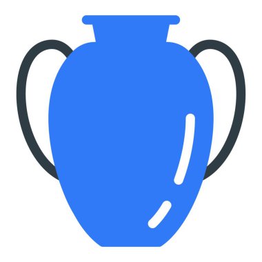 vazo, basit vektör illüstrasyonu 