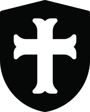 çapraz, renkli vektör illüstrasyonu 