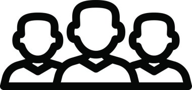 insanlar simge vektör illüstrasyonu