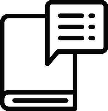 kitap simgesi vektör illüstrasyonu 