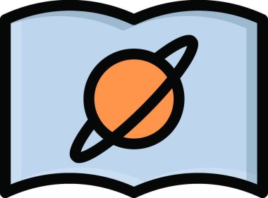 kitap web simgesi vektör illüstrasyonu