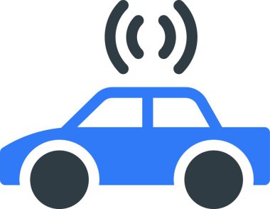 araba simgesi vektör illüstrasyonu