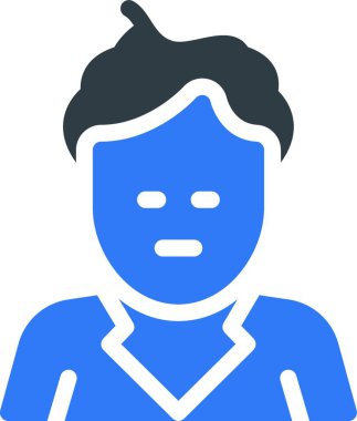 Yaşlanmış adam web simgesi vektör illüstrasyonu