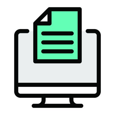 bilgisayar simgesi, vektör illüstrasyonu