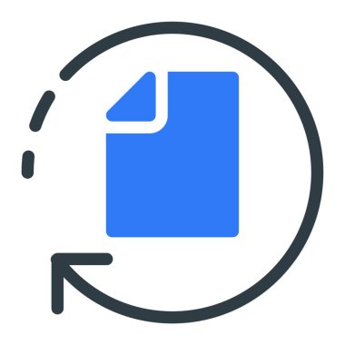 belge web simgesi vektör illüstrasyonu