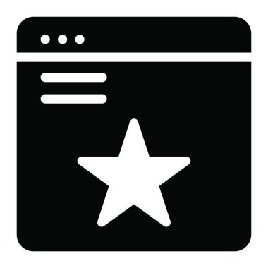 Web, vektör illüstrasyonu için web sayfası simgesi 