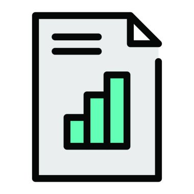 Web, vektör illüstrasyonu için veri simgesi 