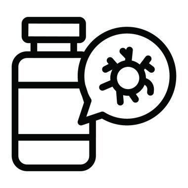 Web, vektör illüstrasyonu için doz simgesi 