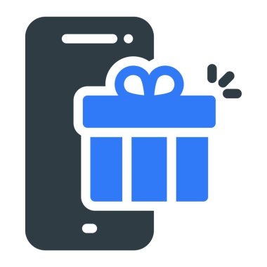 Mobil kutsal kişilerin resmi, vektör çizim