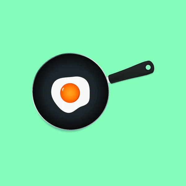 Pan Egg Icon — Stock Vector