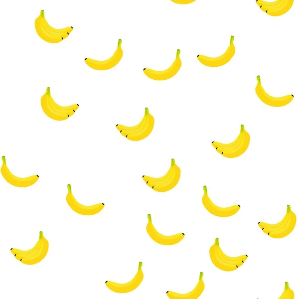 Plátanos Orgánicos Maduros Vector Ilustración — Archivo Imágenes Vectoriales