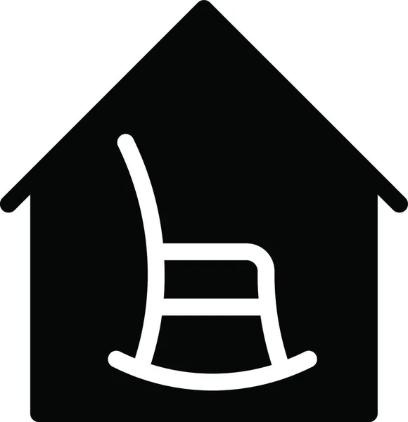 Icona Della Casa Illustrazione Vettoriale — Vettoriale Stock
