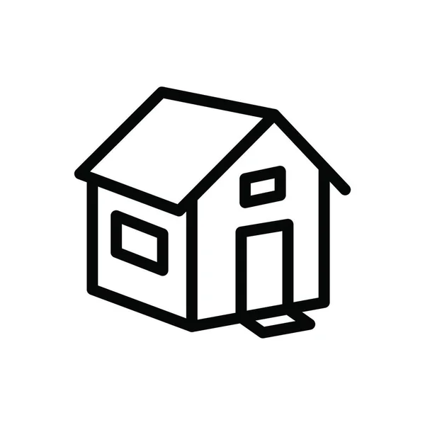 Dach Symbol Vektor Illustration — Stockvektor