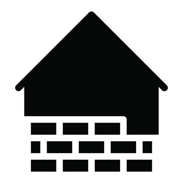 Icona Della Casa Illustrazione Vettoriale — Vettoriale Stock