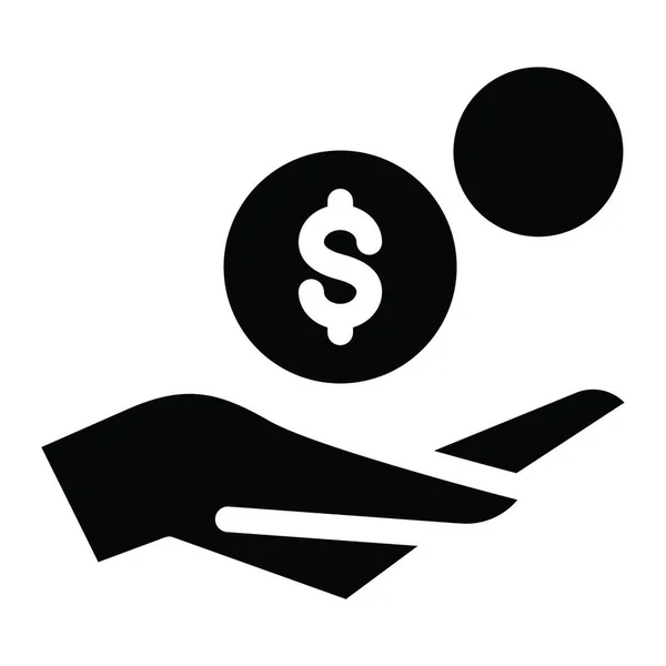 Εικονίδιο Χρημάτων Για Web Διανυσματική Απεικόνιση — Διανυσματικό Αρχείο