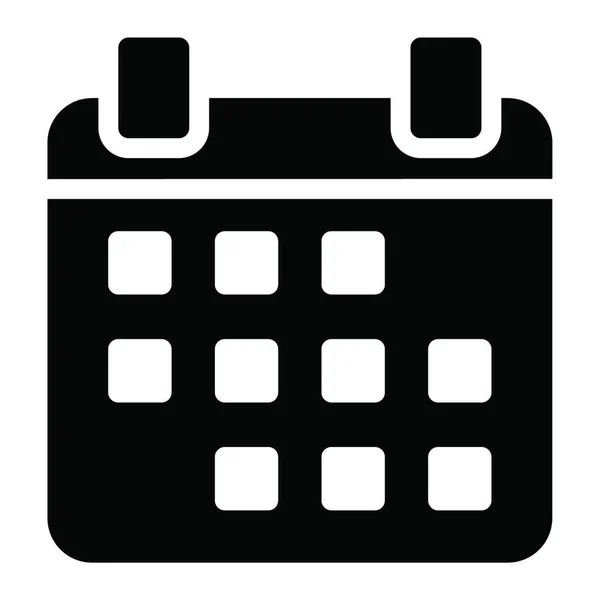 Calendar Icon Web Vector Illustration — Stock Vector