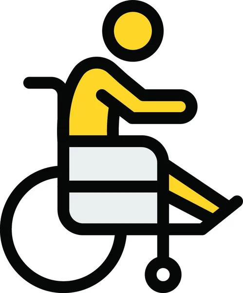 Handicap Symbol Für Web Vektorillustration — Stockvektor