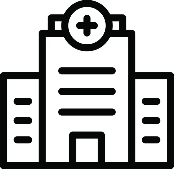 Ikona Szpitala Ilustracja Wektora — Wektor stockowy