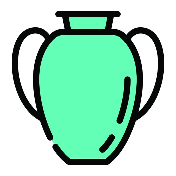 Vase Icon Vector Illustration Simple Design — Stock Vector
