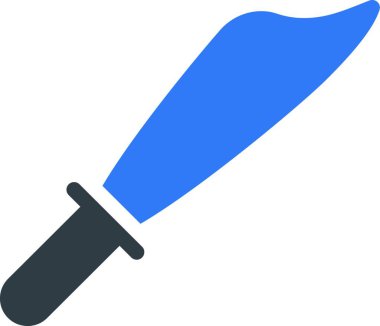 Kılıç silahı, basit vektör çizimi.