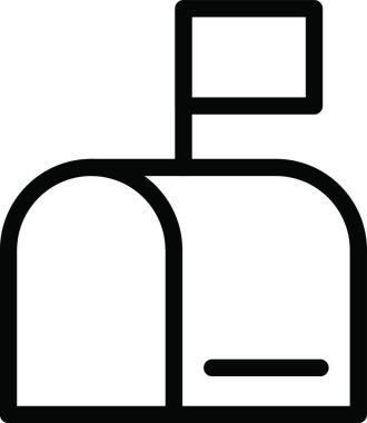 Yazışma posta kutusu illüstrasyonu, posta kutusu