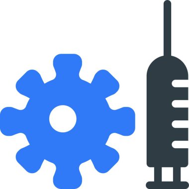 COVID simge vektör çizimi 