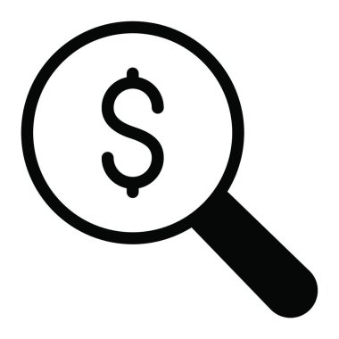 arama para vektör illüstrasyonu 