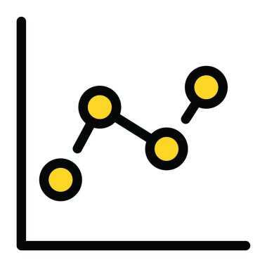 grafik ikonu vektör illüstrasyonu