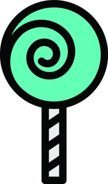 Tatlı şeker kutsal kişilerin resmi, vektör çizim  