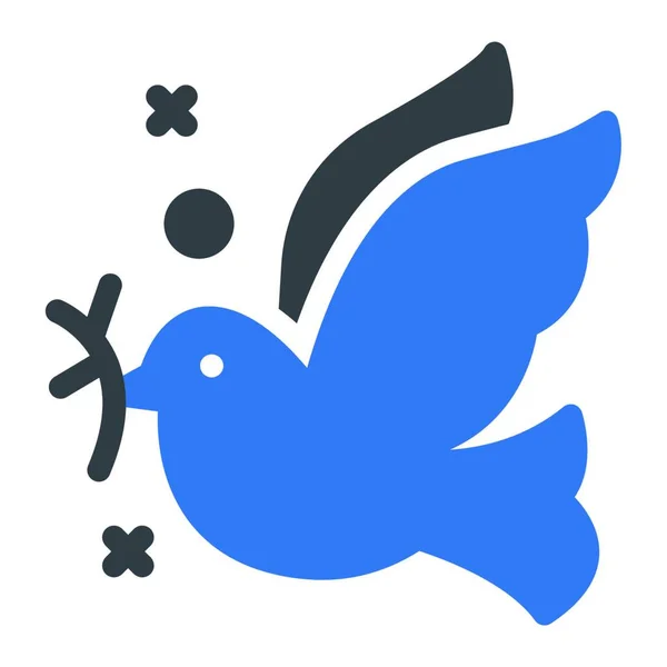 Icon Vektor Illustration Für Tauben — Stockvektor