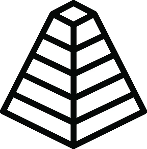 Ilustracja Wektora Piramidy — Wektor stockowy