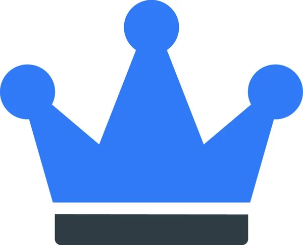Значок Корони Веб Проста Ілюстрація — стоковий вектор