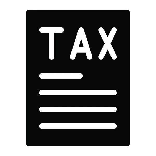 税金アイコンベクトルイラスト — ストックベクタ
