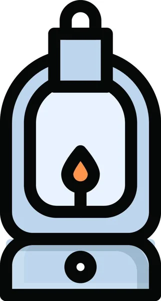 Illustrazione Vettoriale Icona Della Lanterna — Vettoriale Stock