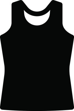 yelek simge vektör çizim 