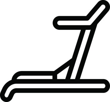 koşu bandı simgesi, vektör illüstrasyonu basit tasarım 