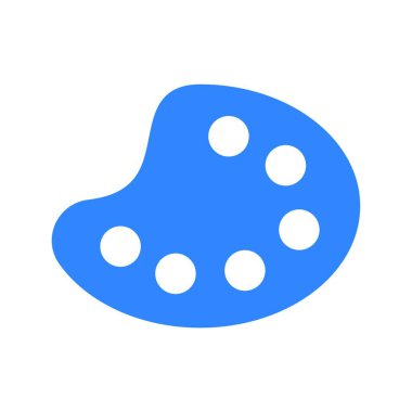 renkler, palet vektör illüstrasyonunu boyar 