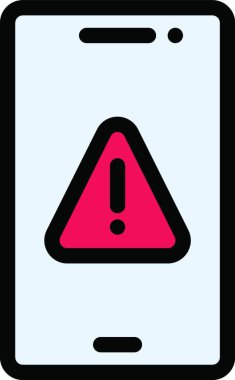 akıllı telefon simgesi vektör illüstrasyonu 