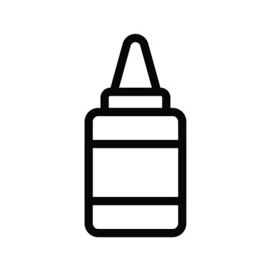 Yapıştırıcı ağ ikonu vektör illüstrasyonu