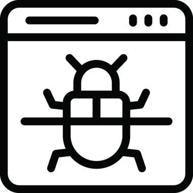 Simge vektör illüstrasyonu taranıyor 