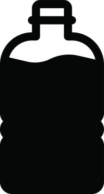 şişe simgesi vektör illüstrasyonu 