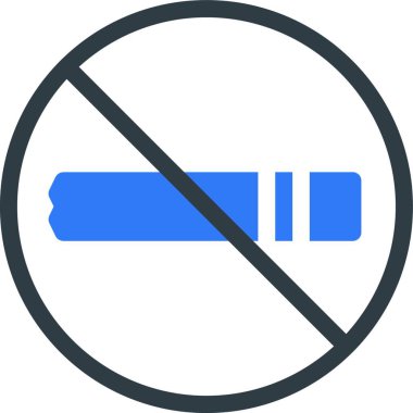 ikon vektör illüstrasyonunu sigara içmeyi bırak 