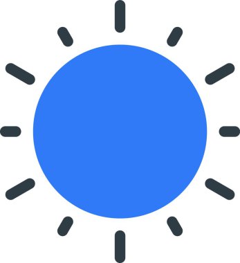 güzel güneş vektörü illüstrasyonu    