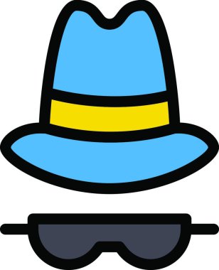 casus ağ simgesi vektör illüstrasyonu