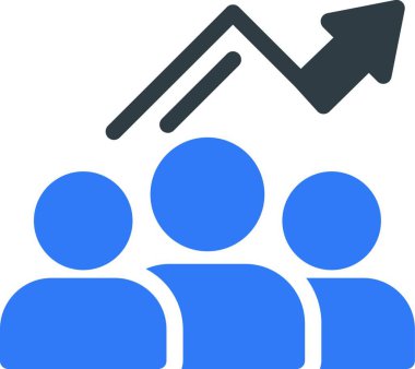 pazarlama simgesi vektör illüstrasyonu 