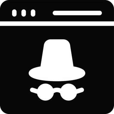 İnternet web simgesi, vektör illüstrasyonu 