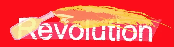 Rivoluzione Molotov Illustrazione Vettoriale — Vettoriale Stock